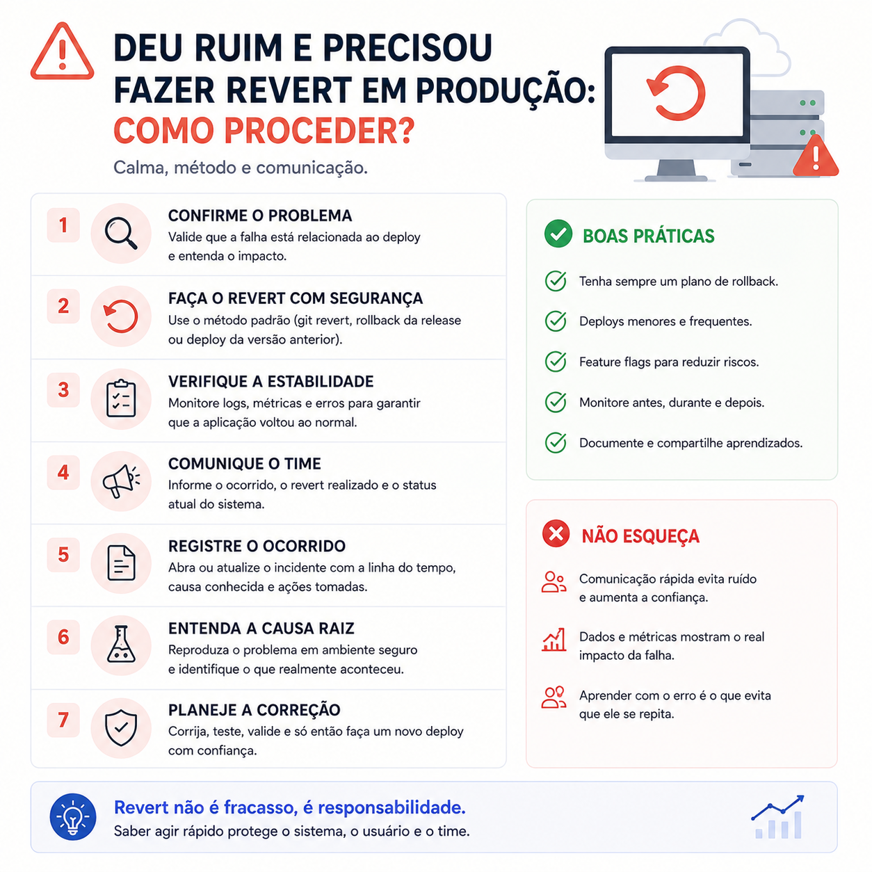 Revert em Produção